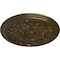 Ekena Millwork Damon Ceiling Medallion (Fits Canopies up to 3 3/8"), Hand-Painted Brass, 20"OD x 1 1/2"P CM20DABRS - alternate 3